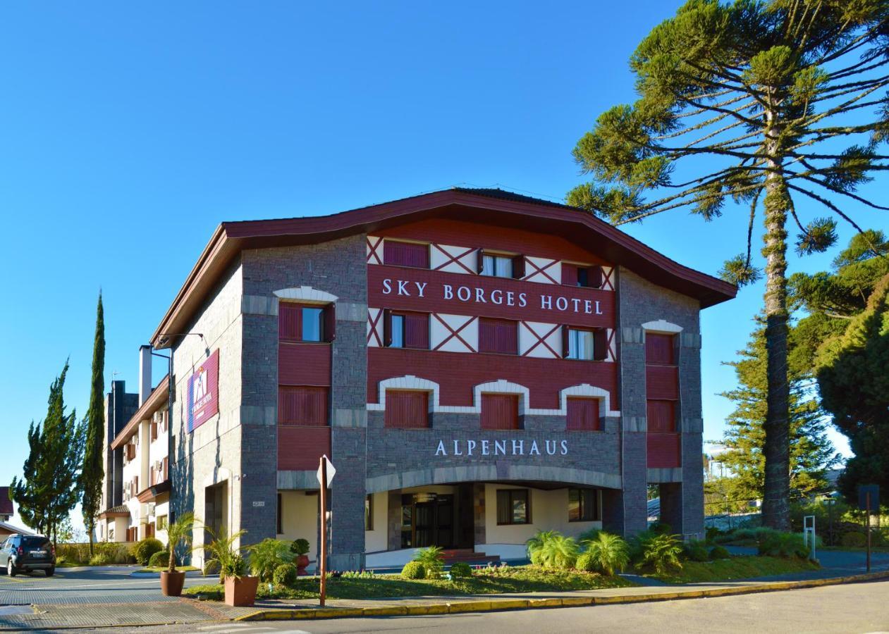 Sky Borges Hotel Alpenhaus - Gramado Exterior photo
