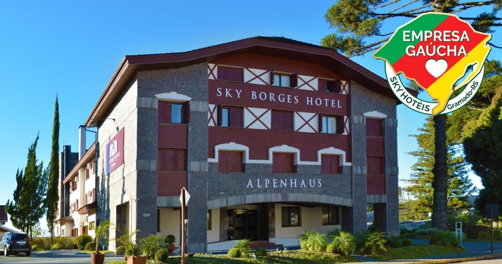 Sky Borges Hotel Alpenhaus - Gramado Exterior photo